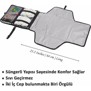 Bebek Alt Açma Örtüsü Alt Açma Minderi