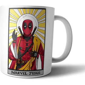 Deadpool Marvel Jesus Kupa Bardak Model 1