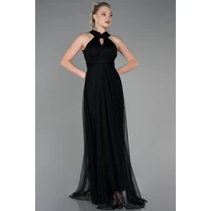 Halter Yaka Uzun Abiye Elbise ABU3252