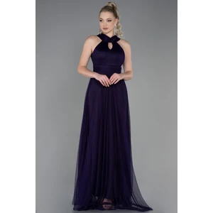 Halter Yaka Uzun Abiye Elbise ABU3252