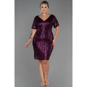 Pul Payetli Büyük Beden Abiye ABK686