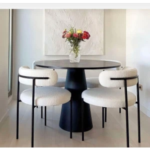 4’lü Teddy Sandalye Mutfak Sandalyesi Salon Sandalyesi