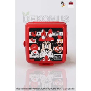 Minnie Mouse Yeni Sezon Lisanslı Mınnıe Mouse 2 Katlı Beslenme Kutusu / Lunch Box