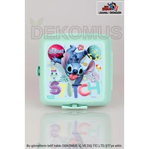 Lisanslı Stıtch 2 Katlı Beslenme Kutusu / Lunch Box