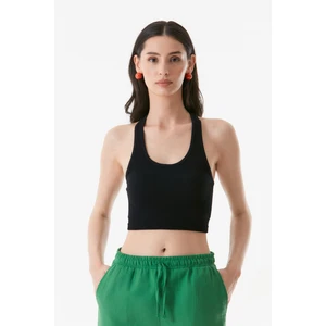 Fitilli Halter Yaka Crop Body