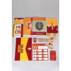 Lisanslı Galatasaray 17 Parça Premıum Kırtasiye Seti