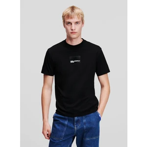 Karl Lagerfeld Siyah Erkek T-Shirt 241D1700_KLJ Slım Sslv Tee