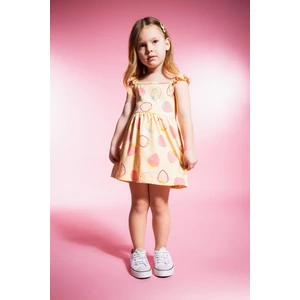 Kız Bebek Desenli Kolsuz Elbise C0078A524SM