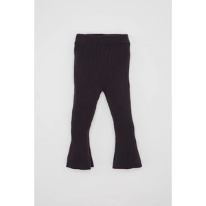 Kız Bebek İspanyol Paça Fitilli Beli Lastikli Triko Basic Düz Tayt C8442A524WN