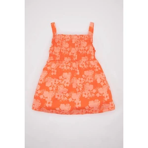 Kız Bebek Çiçekli Askılı Yazlık Elbise D0912A524SM