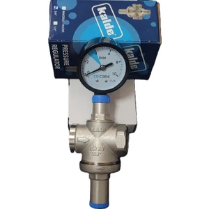 3/4" DN20 Rekorsuz Su Basınç Düşürücü (Manometreli) - Pressure Reducing Valves (With Manometer)