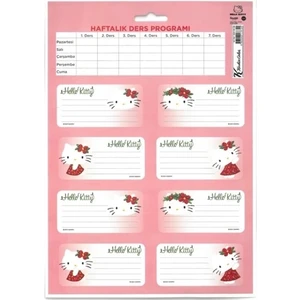 Keskin Color Hello Kitty Okul Etiketi 3 Sayfa 24 Etiket