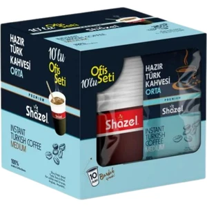 Hazır Türk Kahvesi Ofis Seti(Bardak Içinde) 9g x 10LU - Orta
