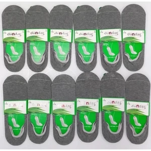12'li Paket Arkası Silikonlu Kaymayan Bambu Babet Çorap