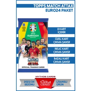 Mythos Cards Topps Official Euro 2024 Match Attax - Pack
