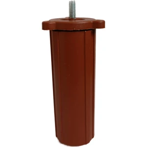 Orta Plastik Mobilya Koltuk Kanepe Ayağı 8 Adet Ceviz 14 - 19 cm 5/16 Vida (Vida Ölçüsüne Dikkat)