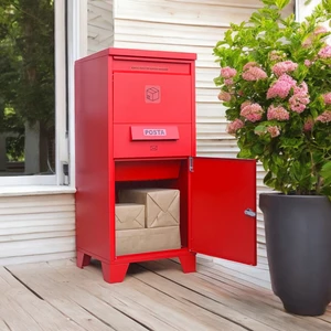 XL KARGO VE POSTA TESLİM DOLABI ( TRAFFIC RED- RAL 3020)
