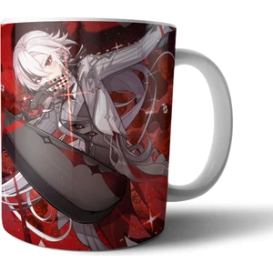 Genshin Impact Arlecchino Kupa Bardak Model 2