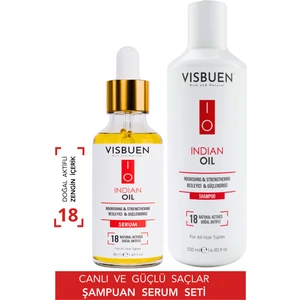 Hint Yağı Hızlı Saç Uzatma ve Besleyici Güçlendirici Etkili Şampuan & Serum Seti
