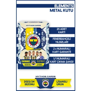 Mythos Cards Fenerbahçe 2023-24 Sezonu Elements Serisi - Metal Kutu