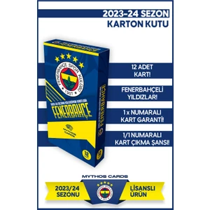 Mythos Fenerbahçe 2023-24 Sezon Kartları Aksesuar Paketi 12 Adet Kart İçerir