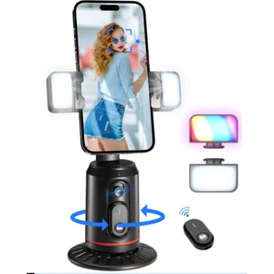 Bluetooth Kumandalı - LED Işıklı Yüz ve Hareket Takibi Yapan Tripod