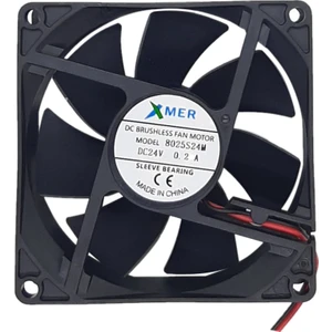 Fan 80X80X25MM 24V 0.22A 2p
