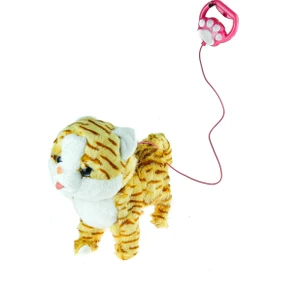 Oyuncak Pelüş Kedi Tasmalı Kumandalı Sesli Hareketli 30 cm