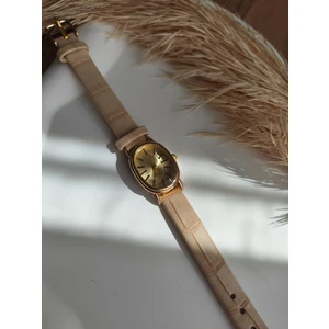 Bs Stıll Minimal Vintage Kadın Kol Saati Retro Quartz Deri Kordon 1 Adet Vintage Model