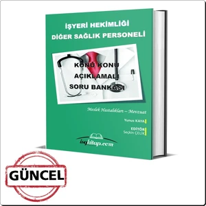 İSGKİTAP-İŞYERİ HEKİMLİĞİ-DSP ÇÖZÜMLÜ SORU BANKASI-İŞYERİ HEKİMLİĞİ-DSP SINAVLARINA HAZIRLIK