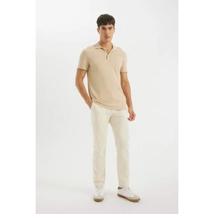 Regular Fit Normal Kesim Yazlık Düz Paça Chino Kanvas Pantolon D1526AX24SM