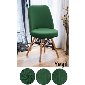 Yıkanabilir Streç Lastikli Likralı Oval Sandalye Kılıfı - Yuvarlak Sandalye Örtüsü