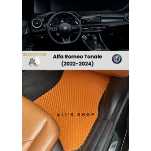 Alfa Romeo-Tonale 2022-2024 Arası Araca Özel Yeni Nesil Eva Mat Oto Paspas Havuzlu Araba Paspası