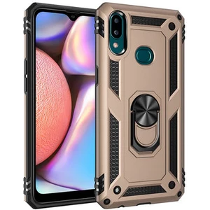 Samsung Galaxy A10S Çift Katmanlı ve Yüzüklü Tam Koruma Vega Premium Kılıf