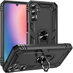 Samsung Galaxy A25 Çift Katmanlı ve Yüzüklü Tam Koruma Vega Premium Kılıf