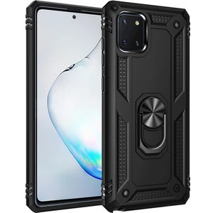 Samsung Galaxy Note 10 Lite Çift Katmanlı ve Yüzüklü Tam Koruma Vega Premium Kılıf