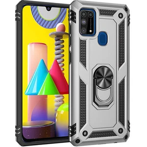 Samsung Galaxy M31 Kılıf Tam Koruma Çift Katmanlı Ibiza Sert Silikon Kapak