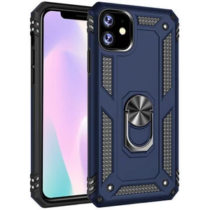 iPhone 11 Çift Katmanlı ve Yüzüklü Tam Koruma Vega Premium Kılıf