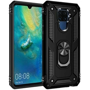 Huawei Mate 30 Lite Çift Katmanlı ve Yüzüklü Tam Koruma Vega Premium Kılıf