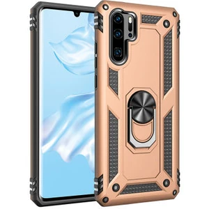 Huawei P30 Pro Çift Katmanlı ve Yüzüklü Tam Koruma Vega Premium Kılıf