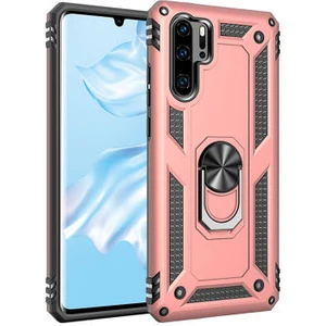 Huawei P30 Pro Çift Katmanlı ve Yüzüklü Tam Koruma Vega Premium Kılıf