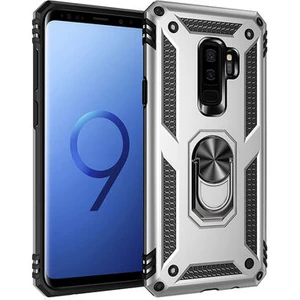 Samsung Galaxy S9 Plus Çift Katmanlı ve Yüzüklü Tam Koruma Vega Premium Kılıf