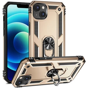 iPhone 14 Plus Çift Katmanlı ve Yüzüklü Tam Koruma Vega Premium Kılıf