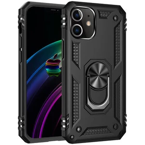 iPhone 12 Çift Katmanlı ve Yüzüklü Tam Koruma Vega Premium Kılıf