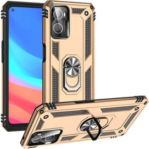 Oppo A76 Çift Katmanlı ve Yüzüklü Tam Koruma Vega Premium Kılıf