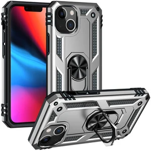 iPhone 13 Mini Çift Katmanlı ve Yüzüklü Tam Koruma Vega Premium Kılıf