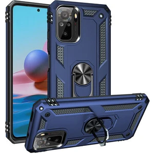 Redmi Note 10S Çift Katmanlı ve Yüzüklü Tam Koruma Vega Premium Kılıf