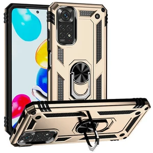 Redmi Note 11 Global Çift Katmanlı ve Yüzüklü Tam Koruma Vega Premium Kılıf