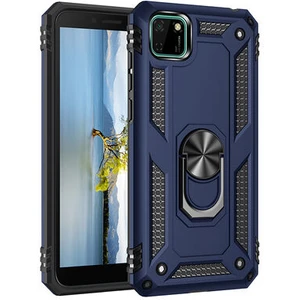 Huawei Y5P Çift Katmanlı ve Yüzüklü Tam Koruma Vega Premium Kılıf