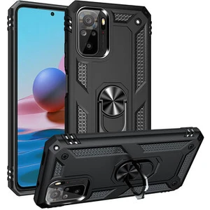 Redmi Note 10 Çift Katmanlı ve Yüzüklü Tam Koruma Vega Premium Kılıf